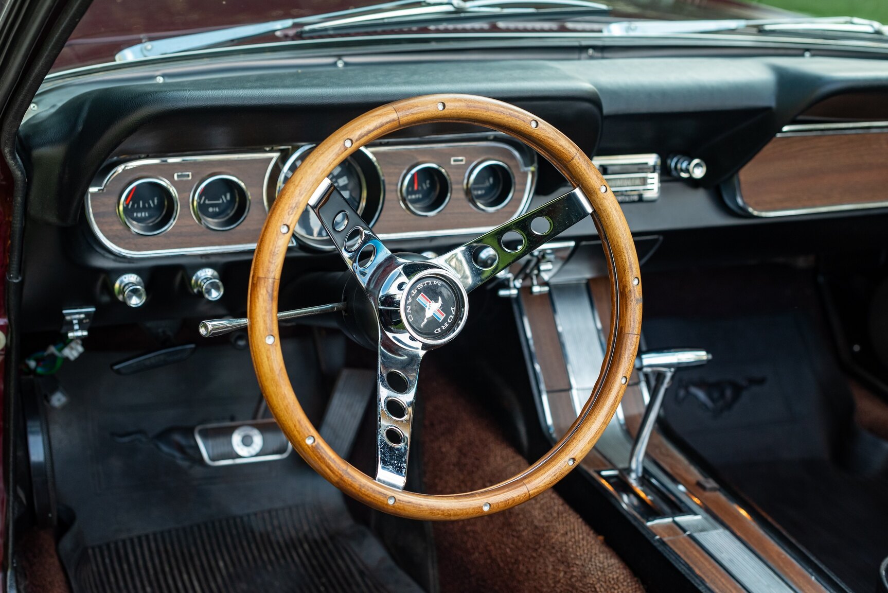 Interiörbild 1966 Ford Mustang Convertible