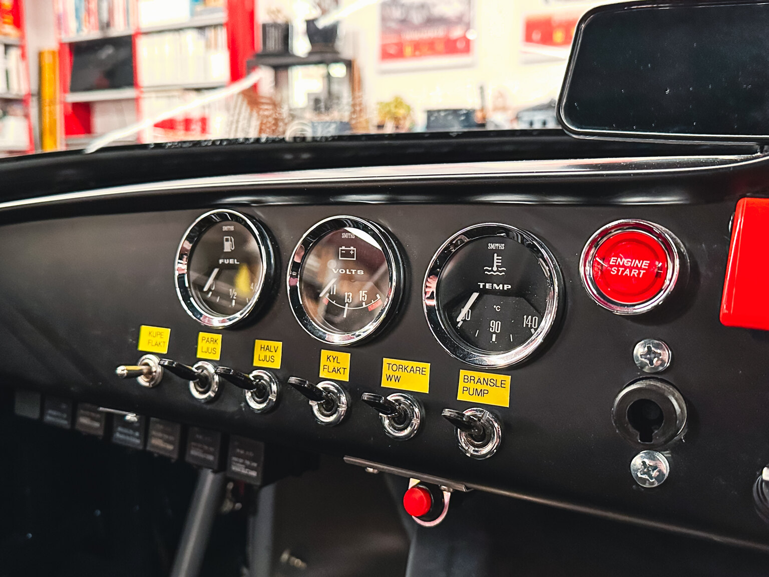 Interiörbild 1965 Ginetta G Racer