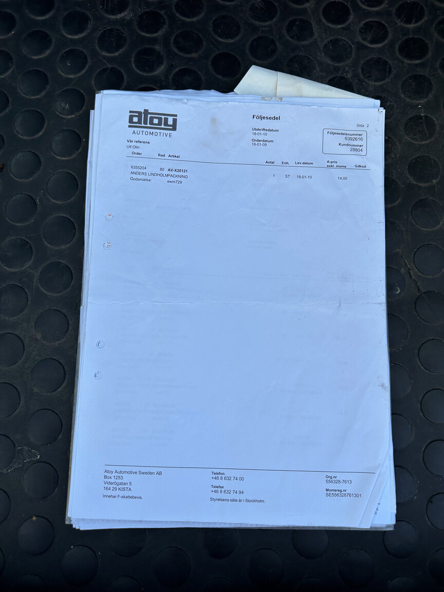 Dokumentation för 1994 BMW 520i E34