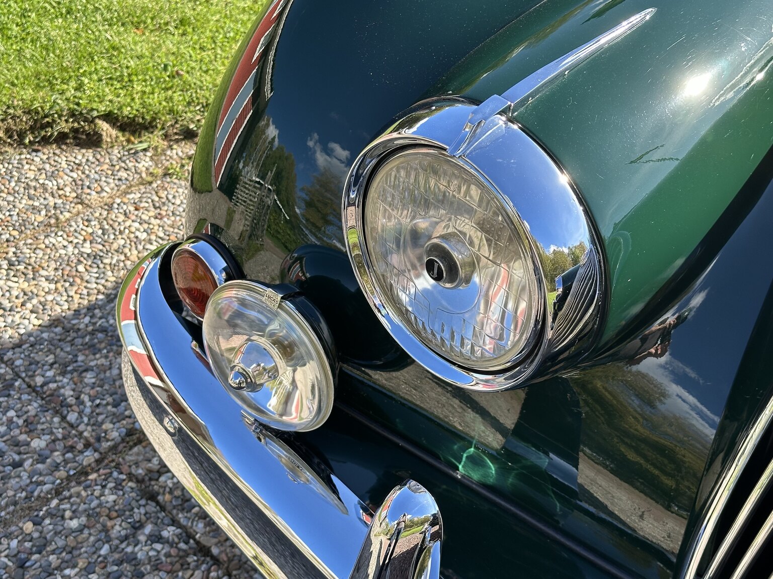 Exterior image of 1958 Jaguar XK150