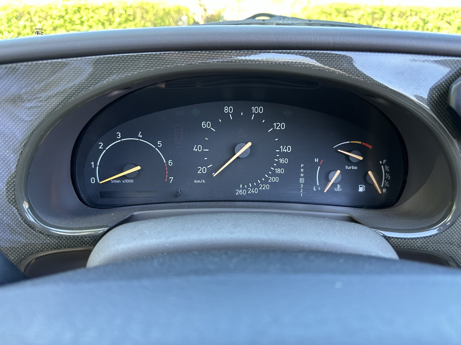 Interiörbild 2003 SAAB 9-3 Aero Turbo Cabriolet