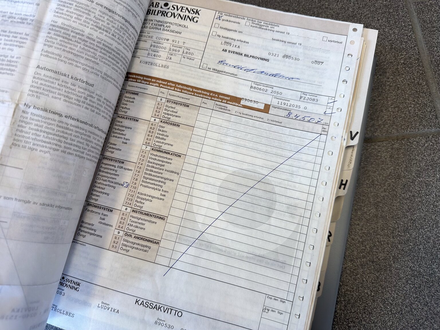 Dokumentation, 1969 1969 PORSCHE COUPÉ 911 T  (19)