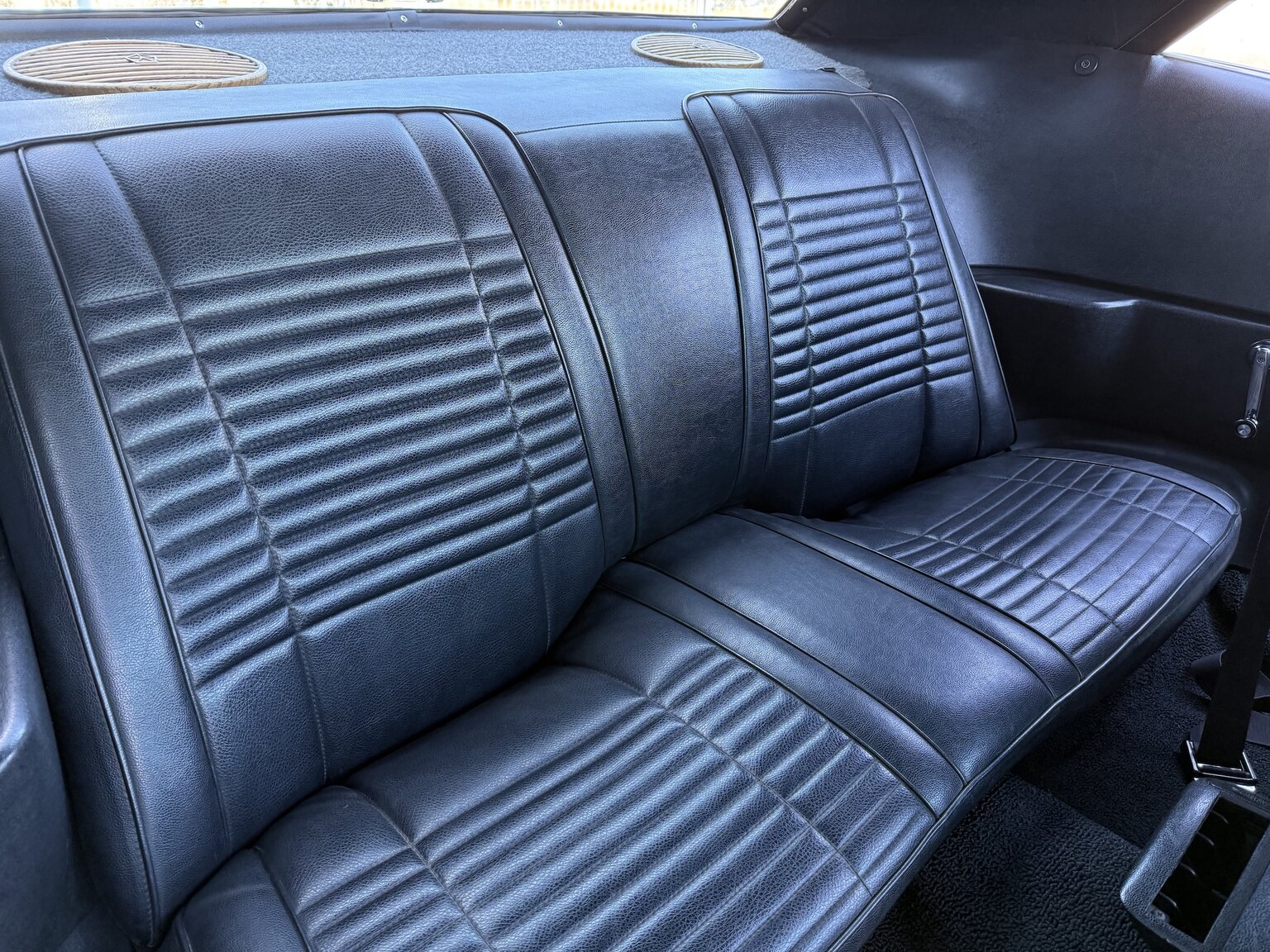 Interiörbild 1970 Dodge Challenger T/A 440 cui