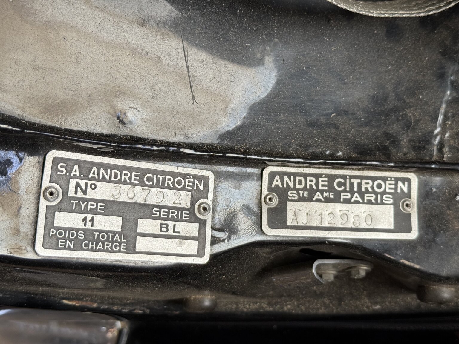 Image of 1939 Citroën Berline 11 Sport Convertible mechanics