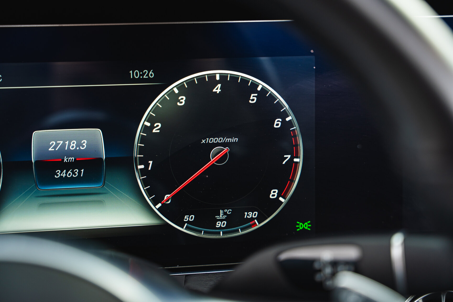 Interiörbild 2019 Mercedes-Benz E300 Cabriolet