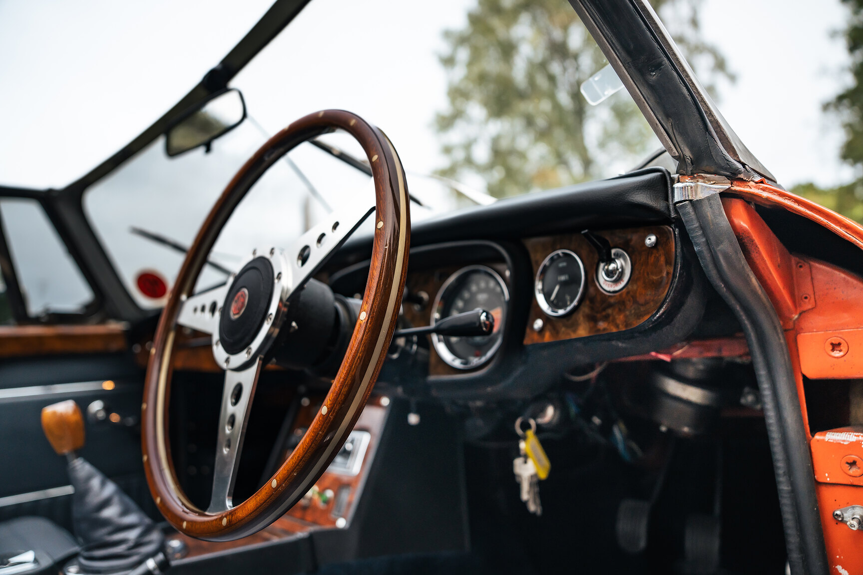 Interiörbild 1973 MG MGB Roadster (16)