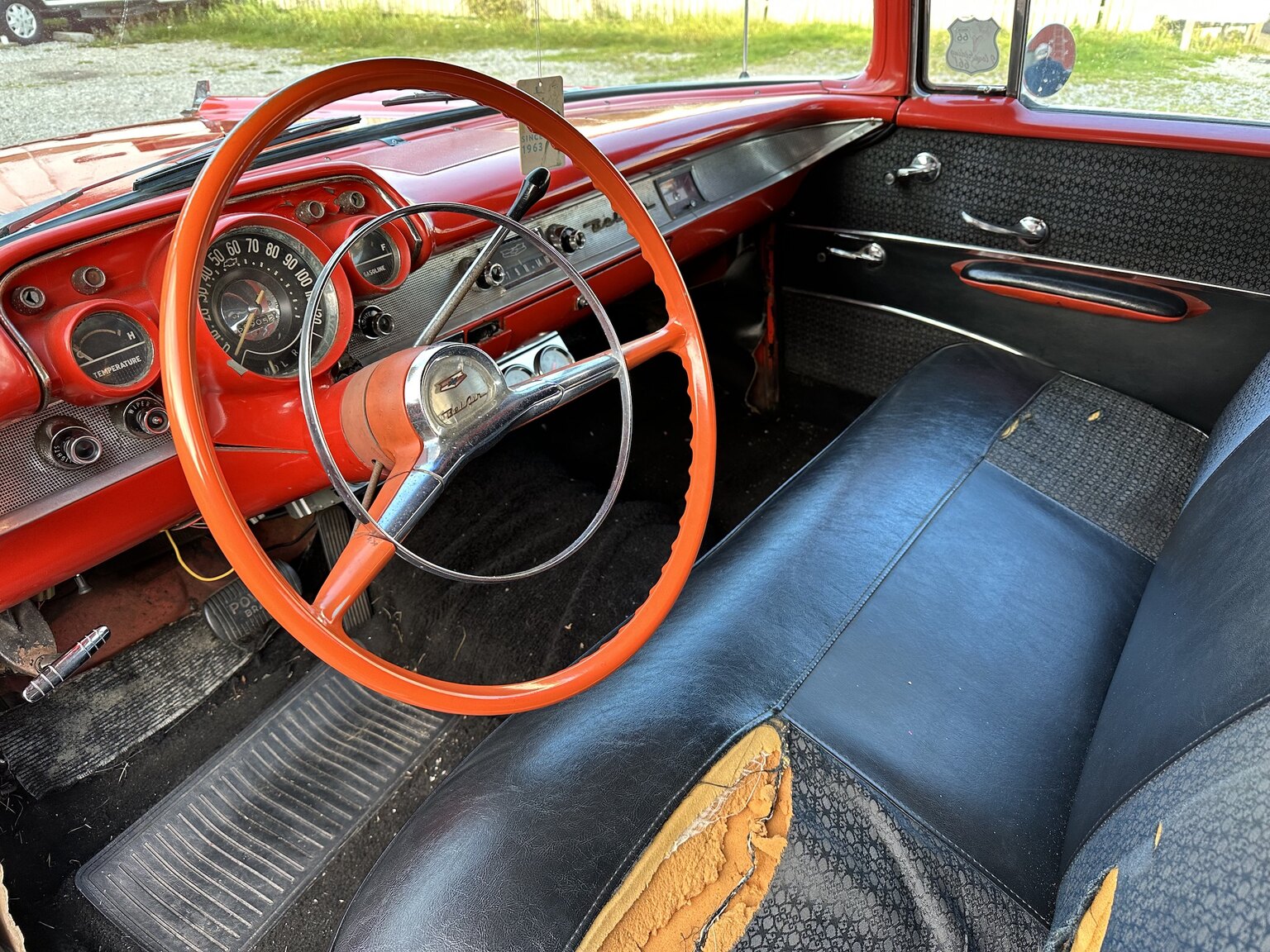 Interiörbild 1957 Chevrolet Bel Air
