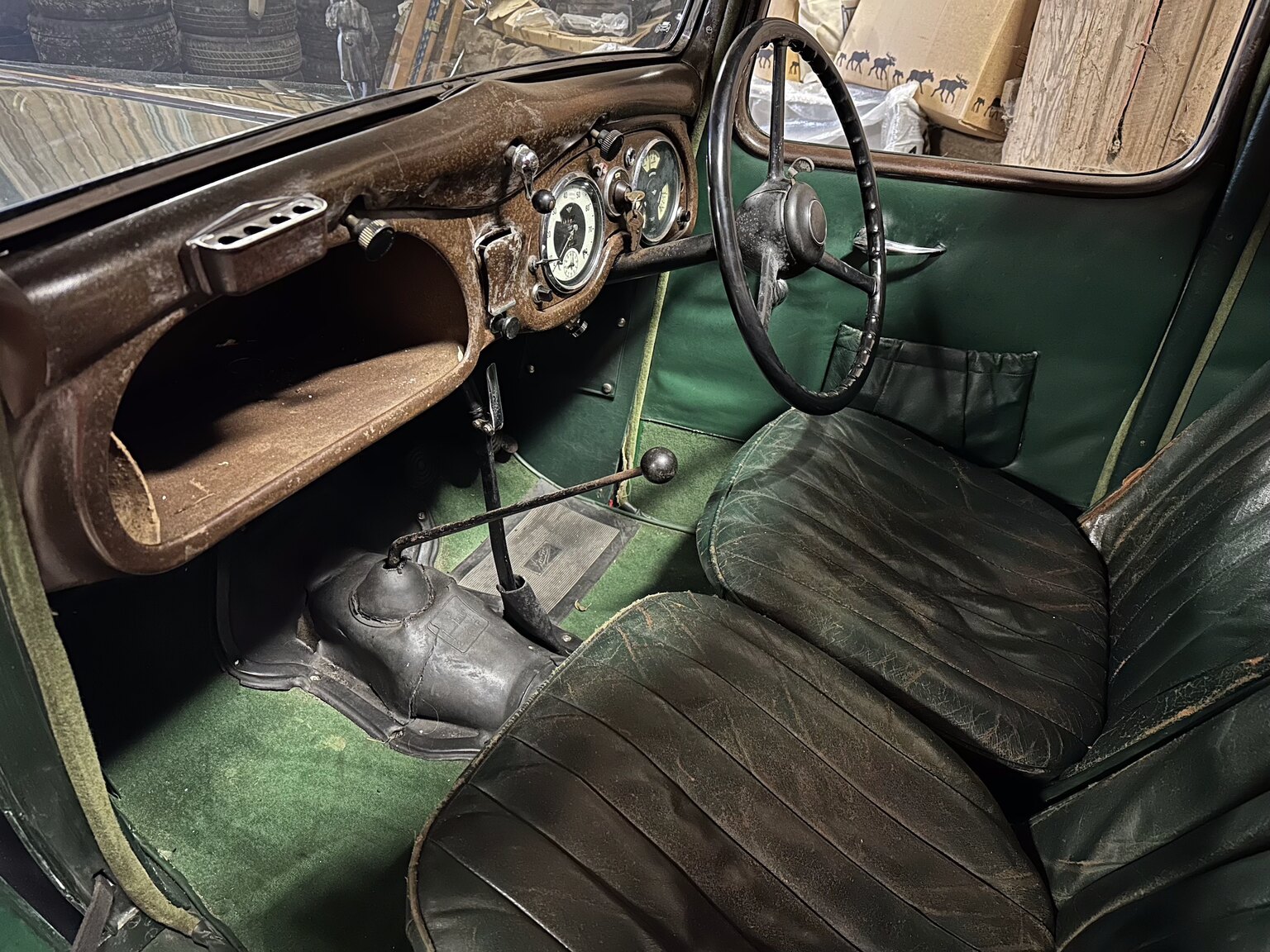 Interiörbild 1938 Austin 10 1.1 Cambridge
