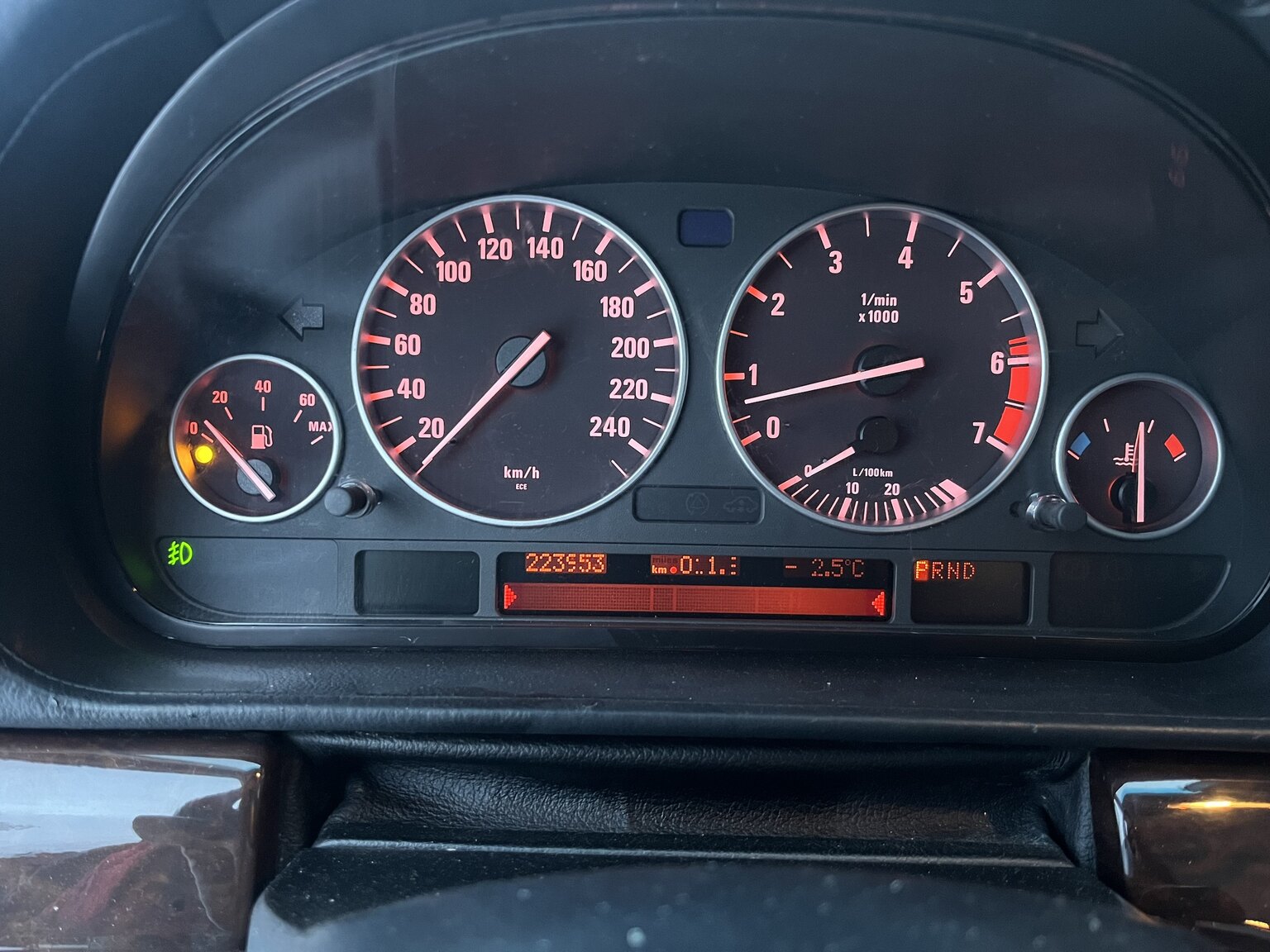 Interiörbild 1996 BMW 750IA