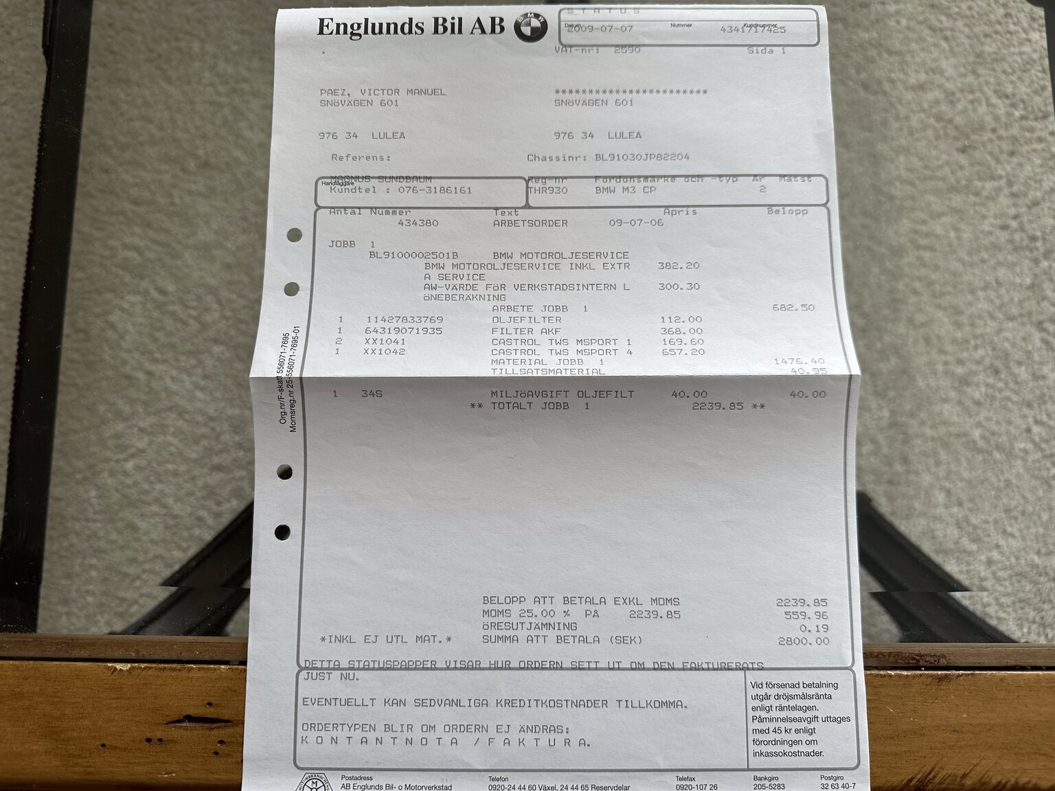 Dokumentation, 2002 BMW M3 Coupé (12)