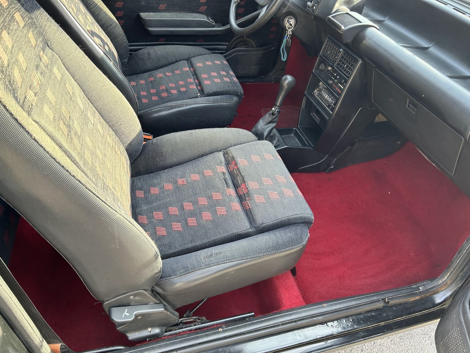 Interiörbild 1987 Fiat UNO Turbo I.E (2)