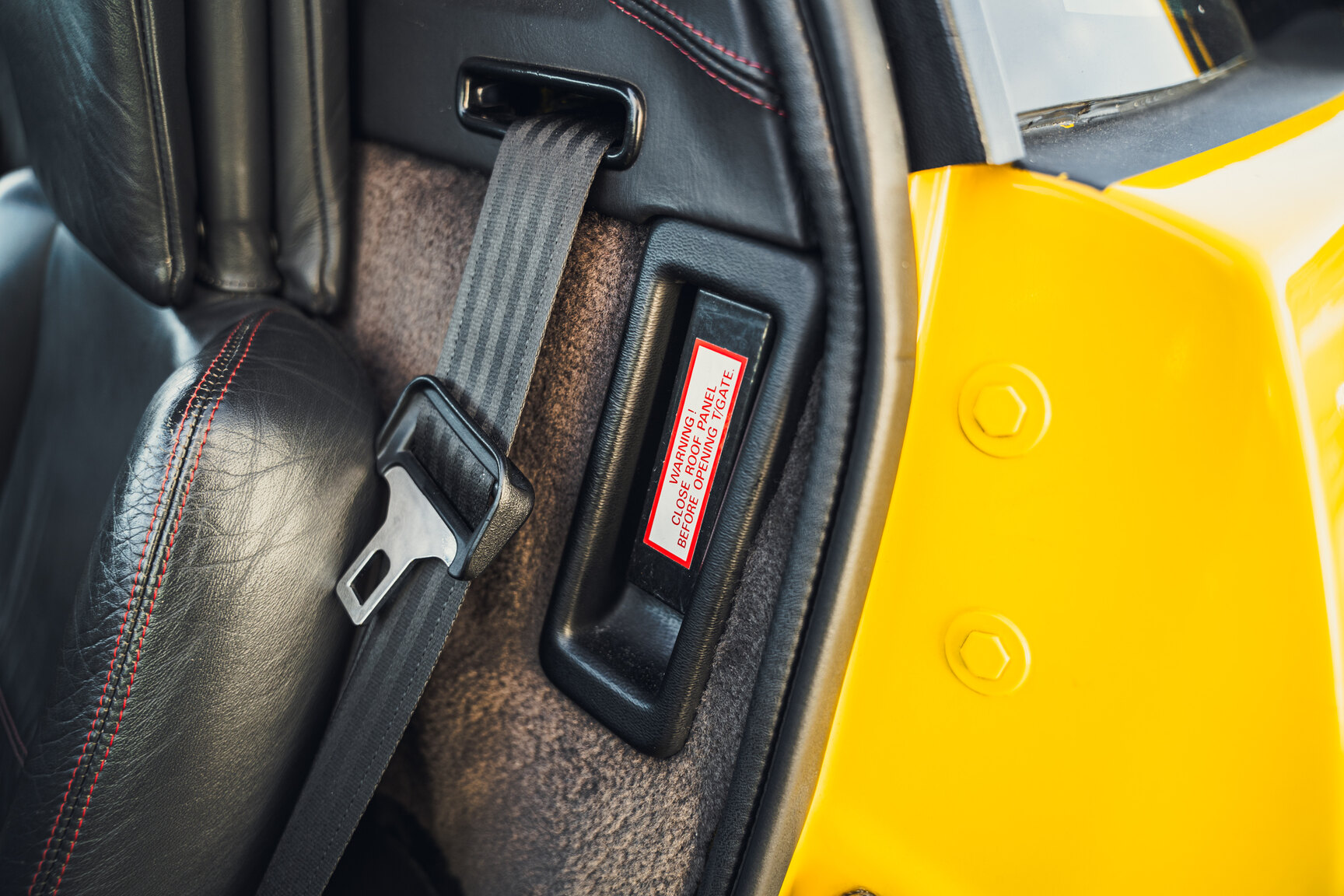 Interiörbild 1989 Lotus Esprit Turbo SE