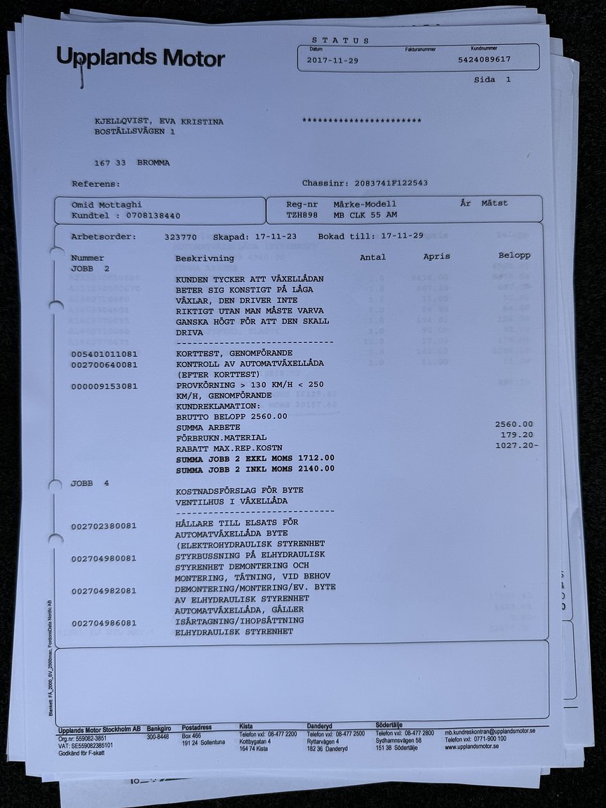Documentation for 2000 Mercedes-Benz CLK 55 AMG Coupé