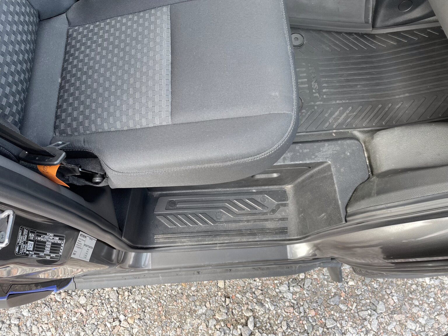 Innenraumfoto von 2022 Ford Transit fordonstransport (23)