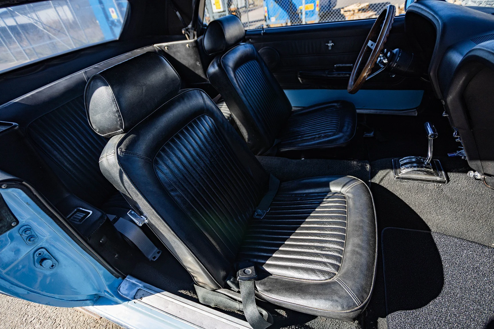 Interiörbild 1969 Ford Mustang GT Cabriolet "M-code" (16)