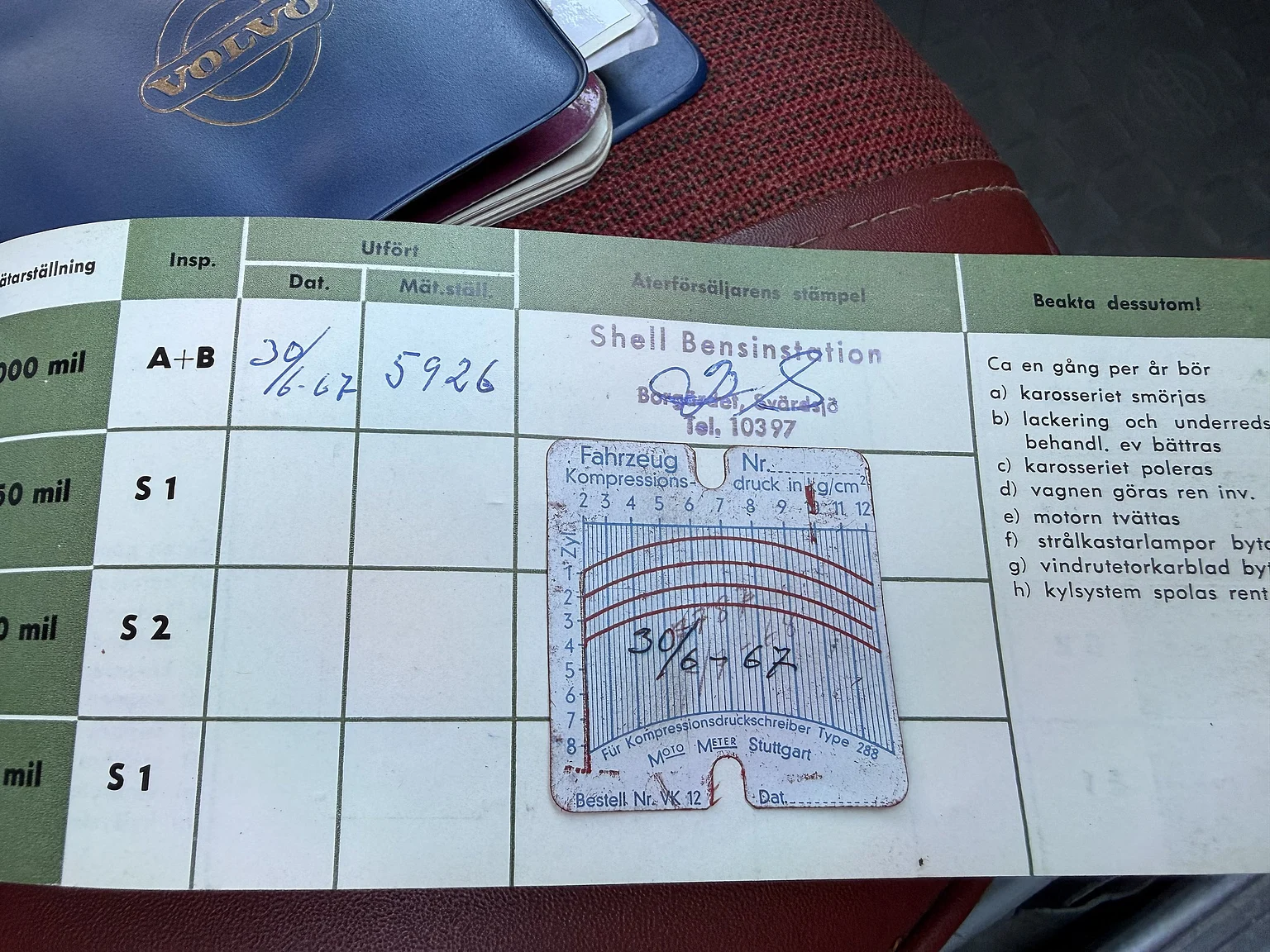 Dokumentation för 1964 Volvo Amazon (10)