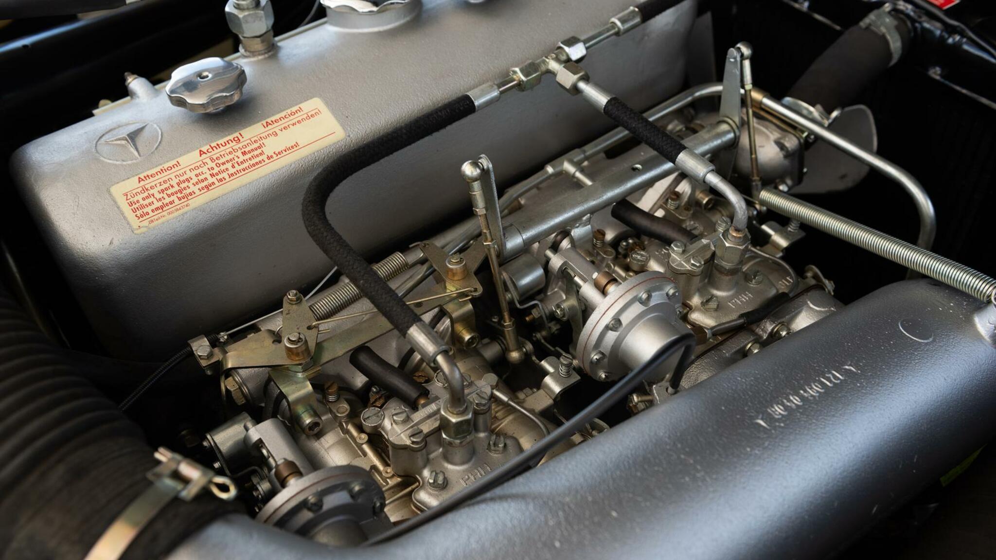 Image of 1956 Mercedes Benz 190 SL Roadster mechanics (7)