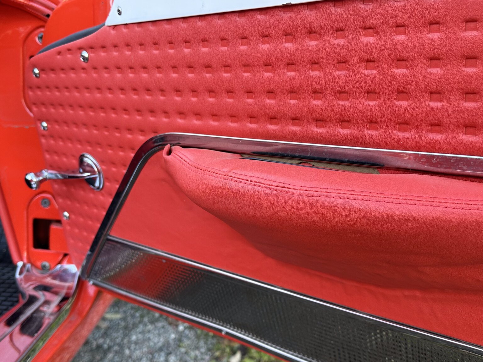 Interiörbild 1956 Chevrolet Corvette 