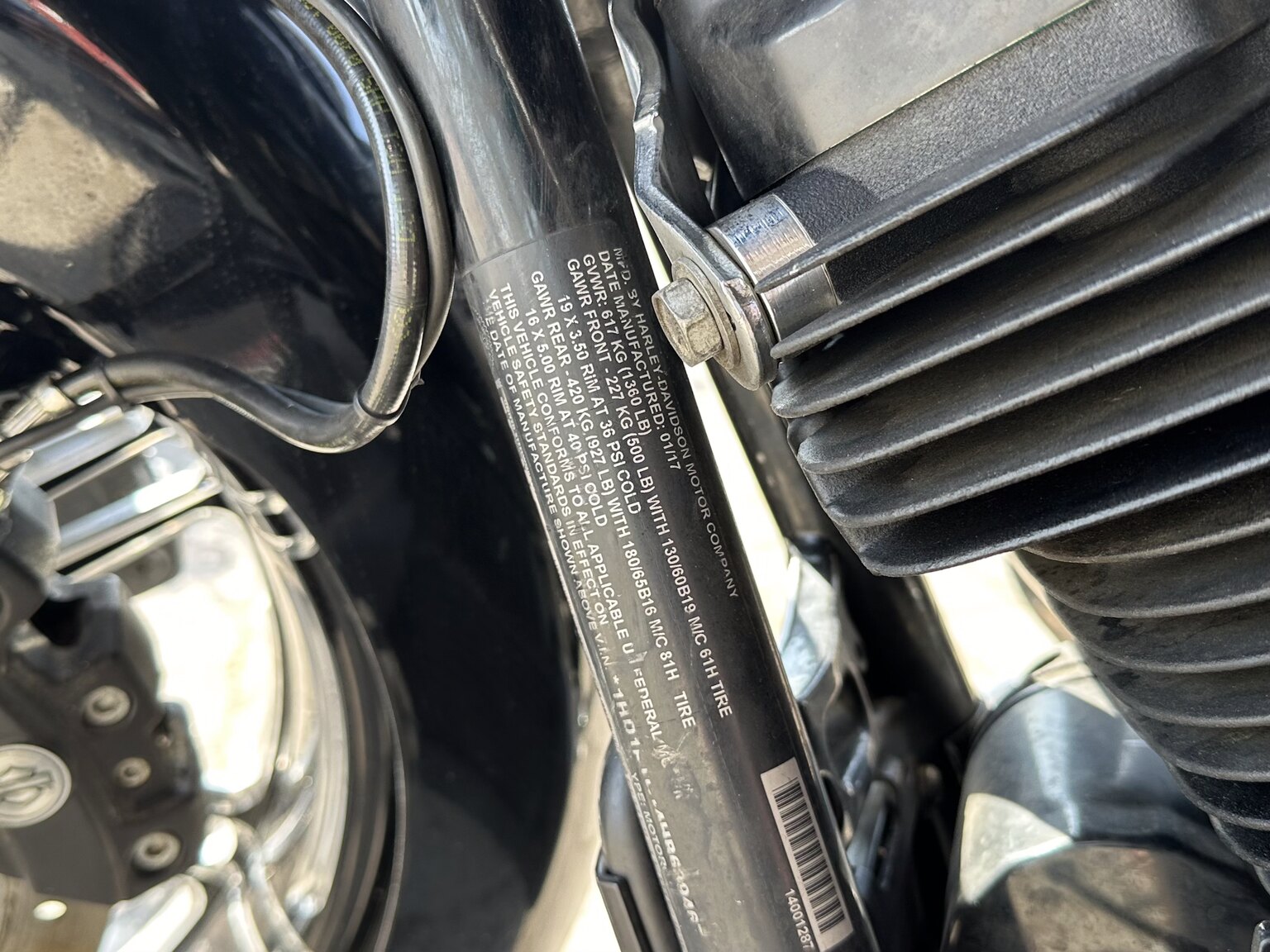 Image of 2017 Harley-Davidson Road Glide mechanics