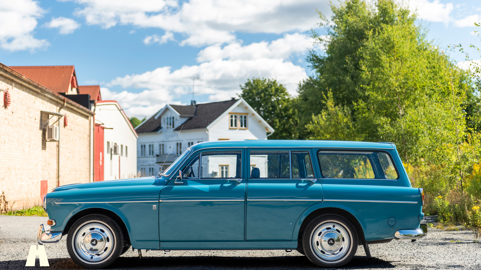 Exteriörbild på 1969 Volvo Amazon Herrgårdsvagn