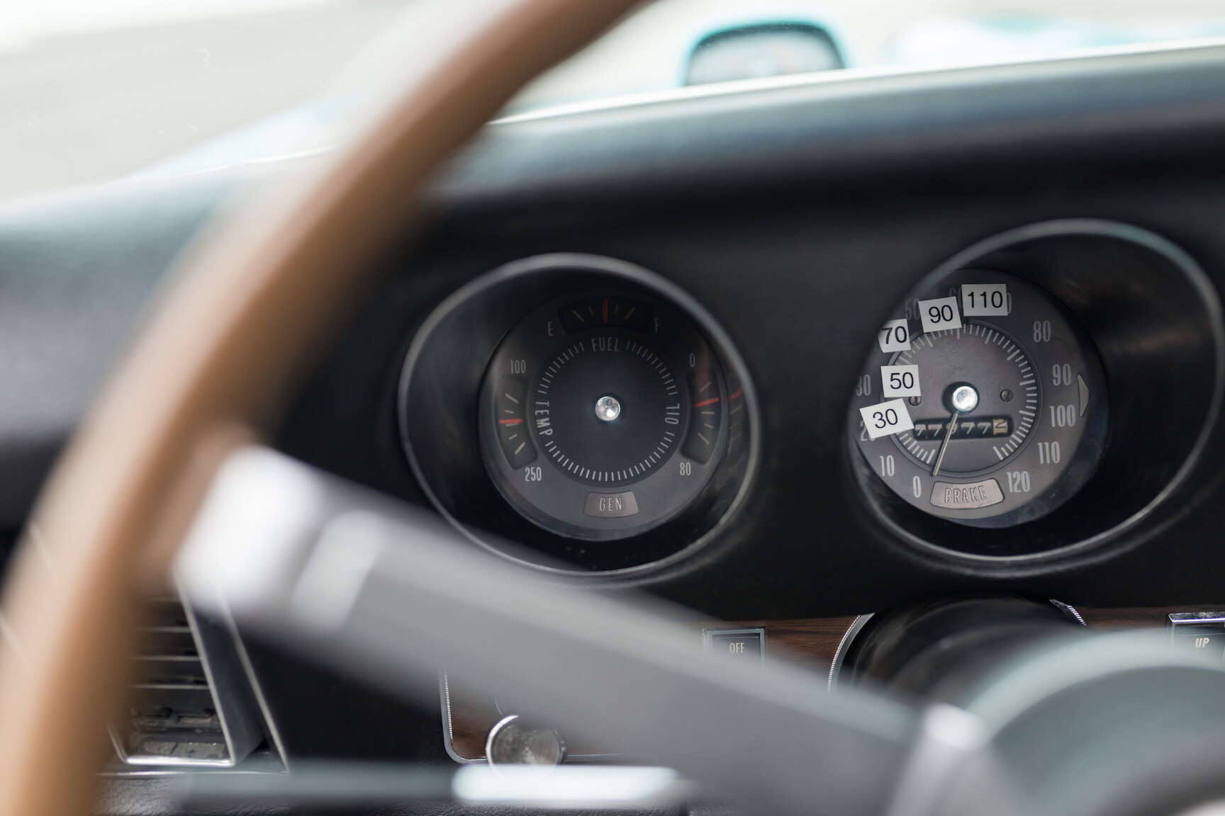 Interiörbild 1969 Pontiac GTO