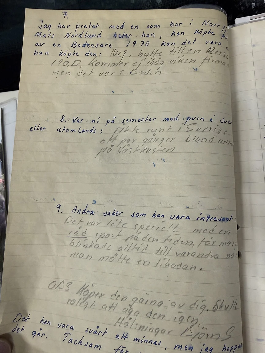 Documentation for 1961 Volvo PV544C Sport (7)