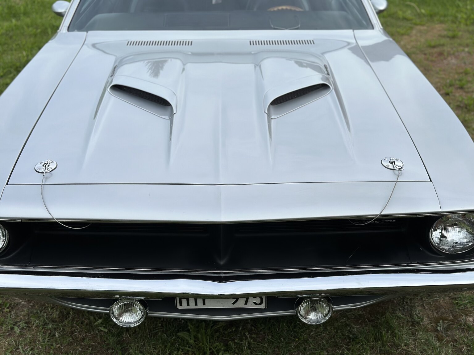 Exteriörbild på 1970 Plymouth Cuda 383