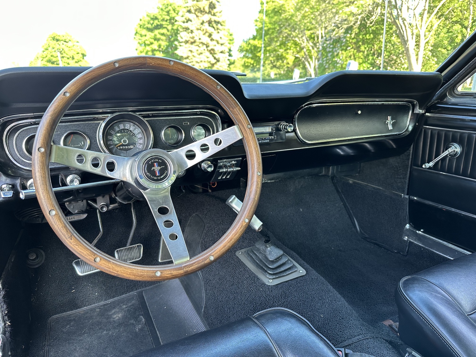 Interior image of 1965 Ford Mustang 289 Fastback