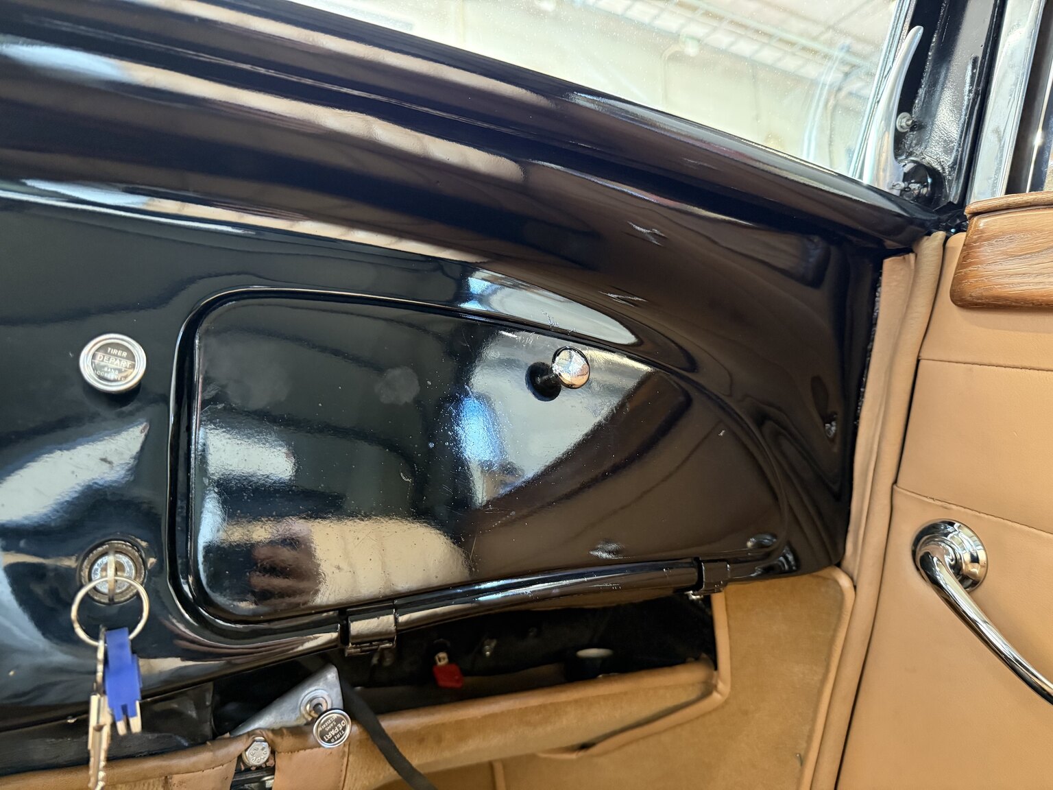 Interiörbild 1939 Citroën Berline 11 Sport Convertible