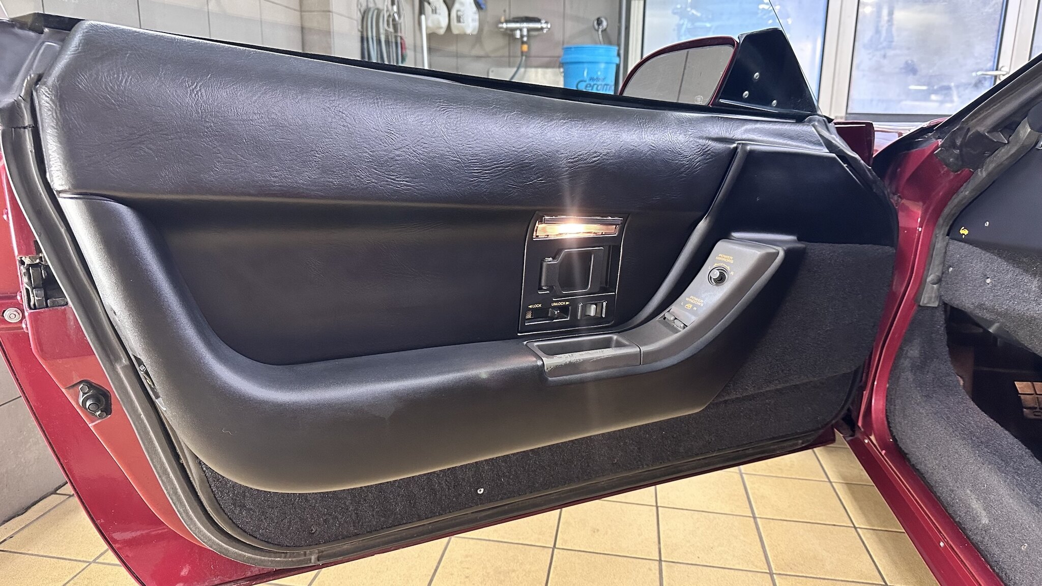 Interiörbild 1990 Chevrolet Corvette C4 Cabriolet