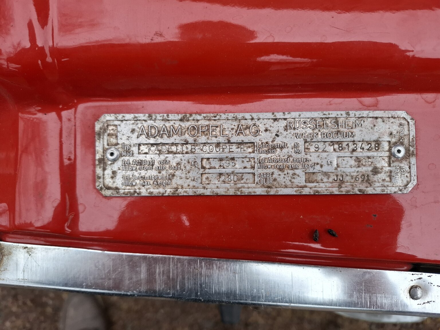 Image of 1969 Opel Kadett B rallye mechanics