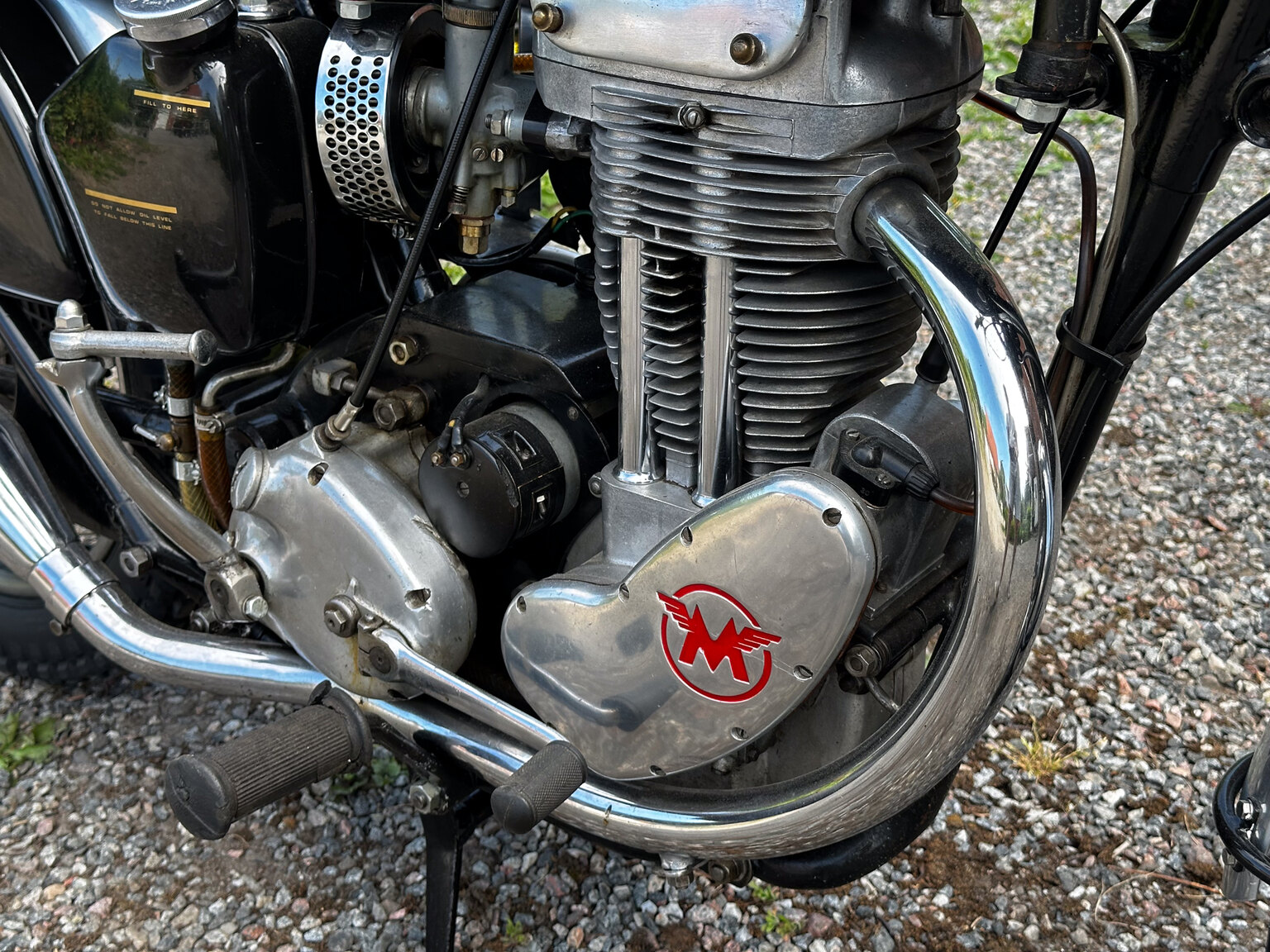 Image of 1952 AJS 16MS 350cc Matchless-replica mechanics