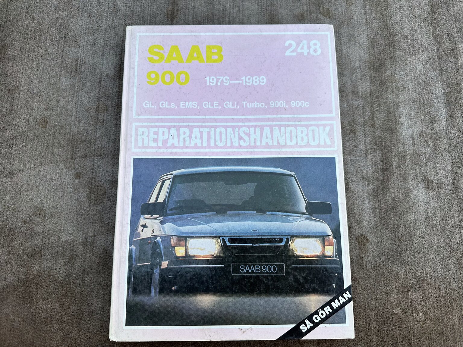 Dokumentation för 1984 Saab 900 GL
