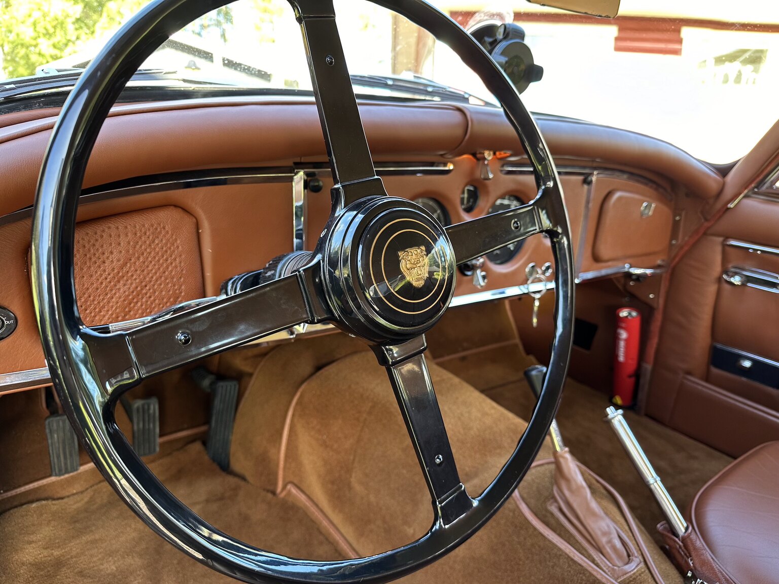 Interior image of 1958 Jaguar XK150