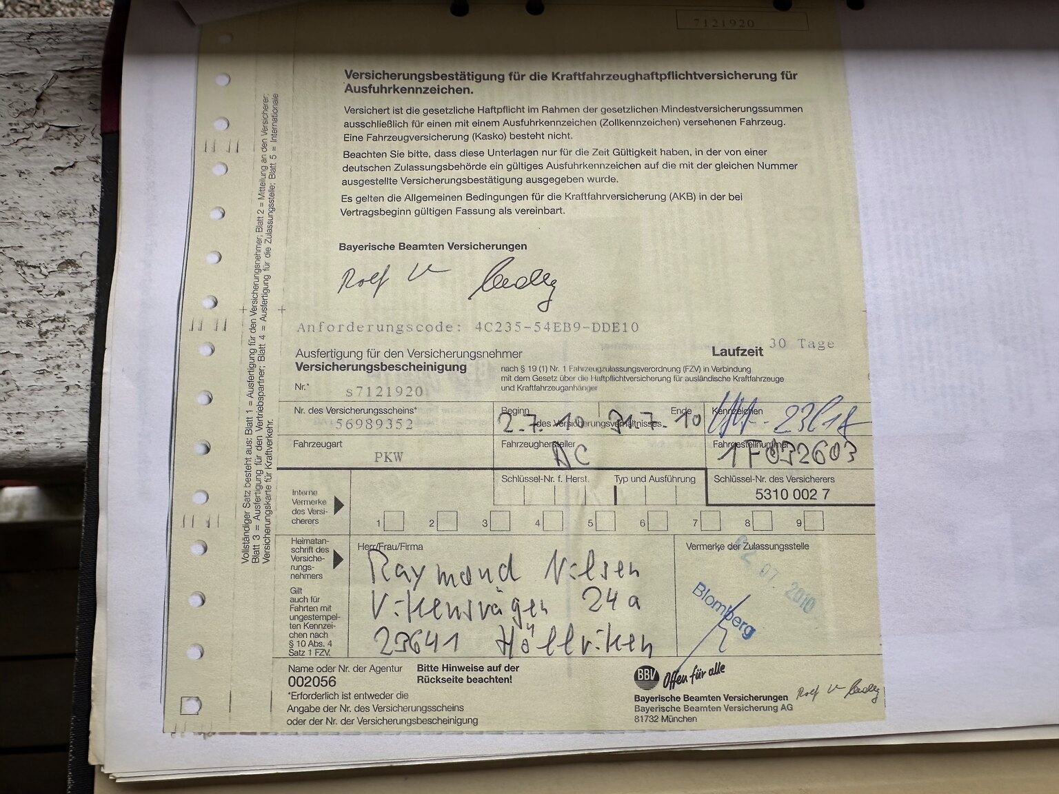 Dokumentation för 2003 Mercedes CLK 500