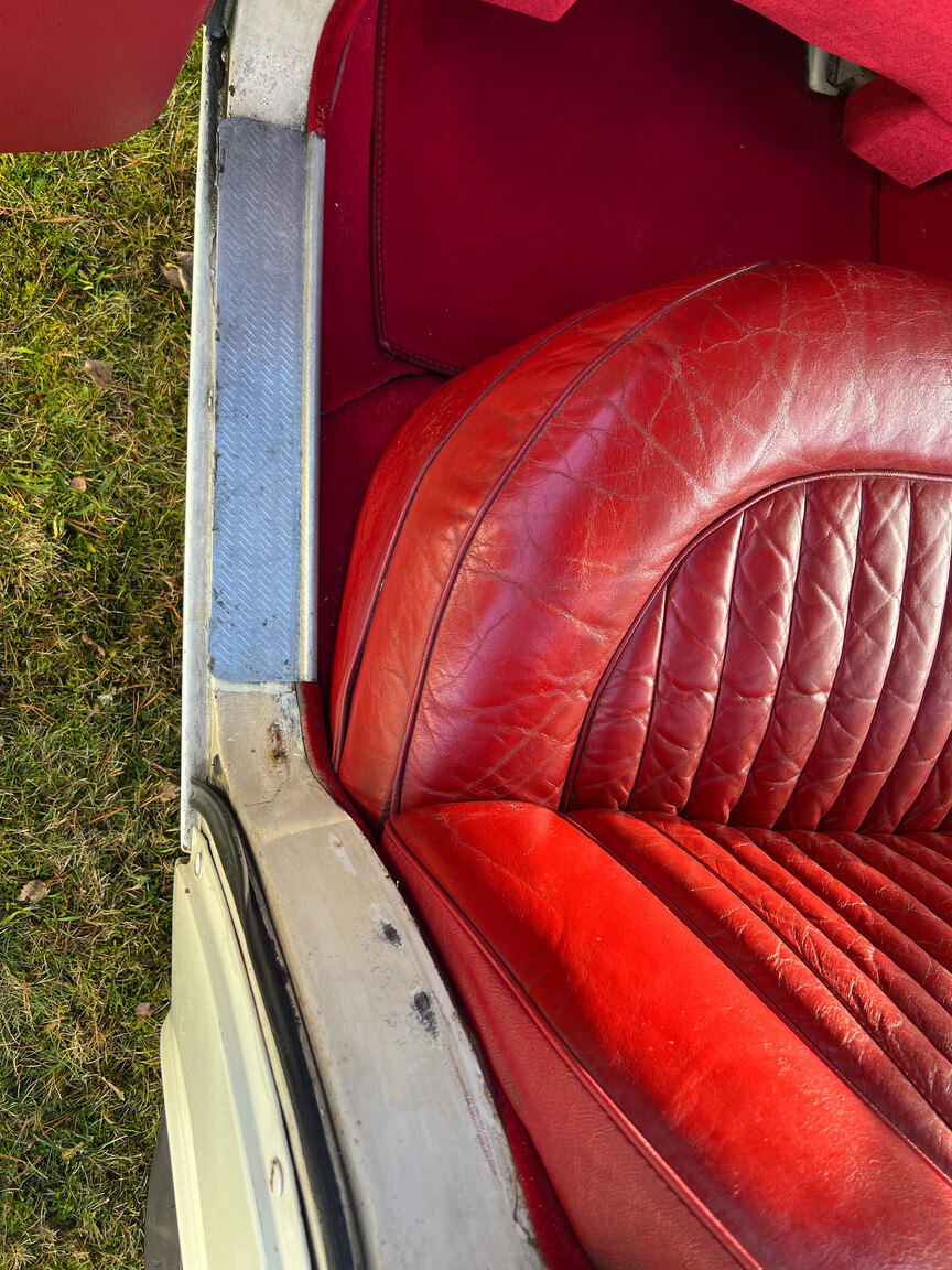Interiörbild 1963 Jaguar Mark II 3.8 Litre