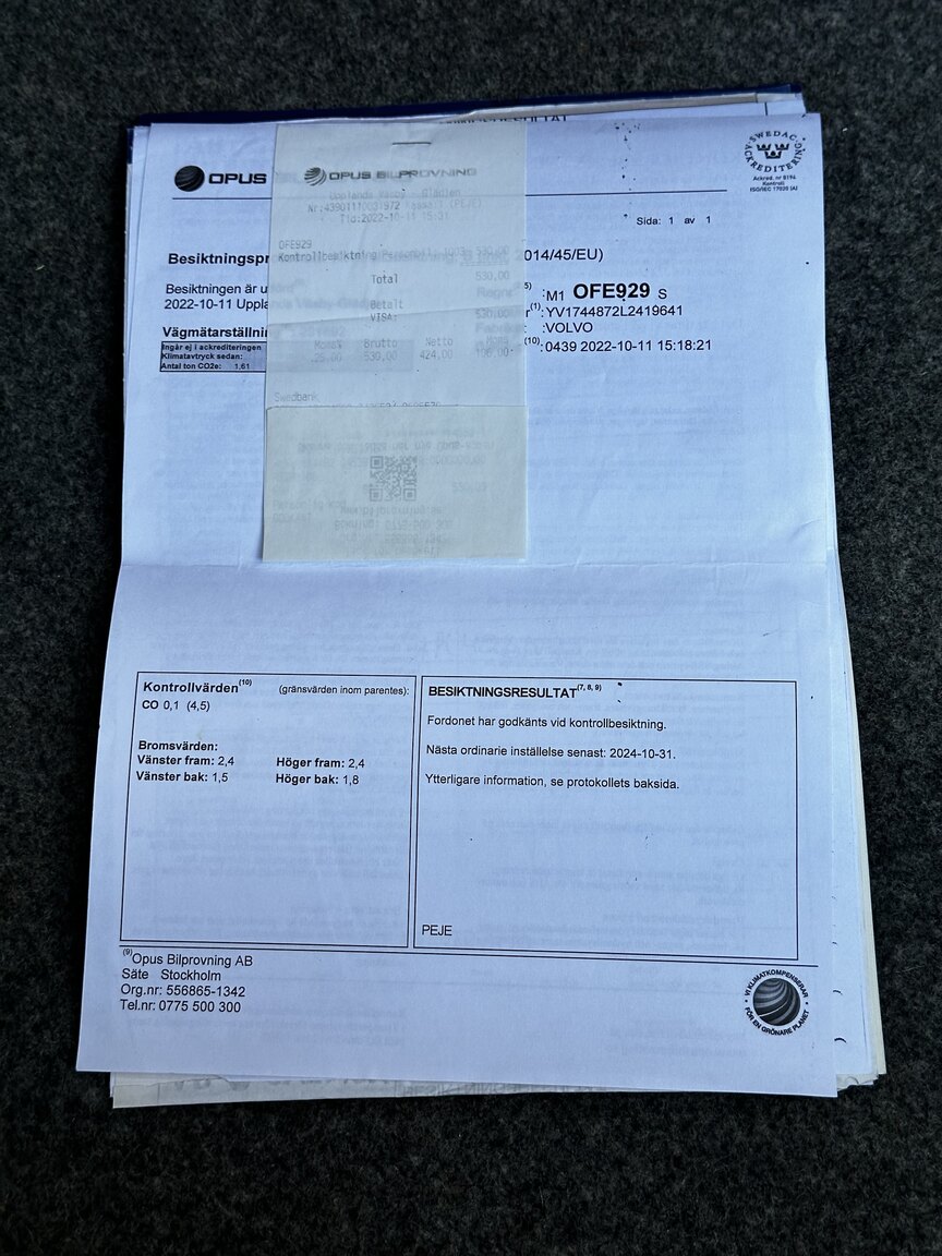 Dokumentation, 1990 VOLVO 740 Turbo