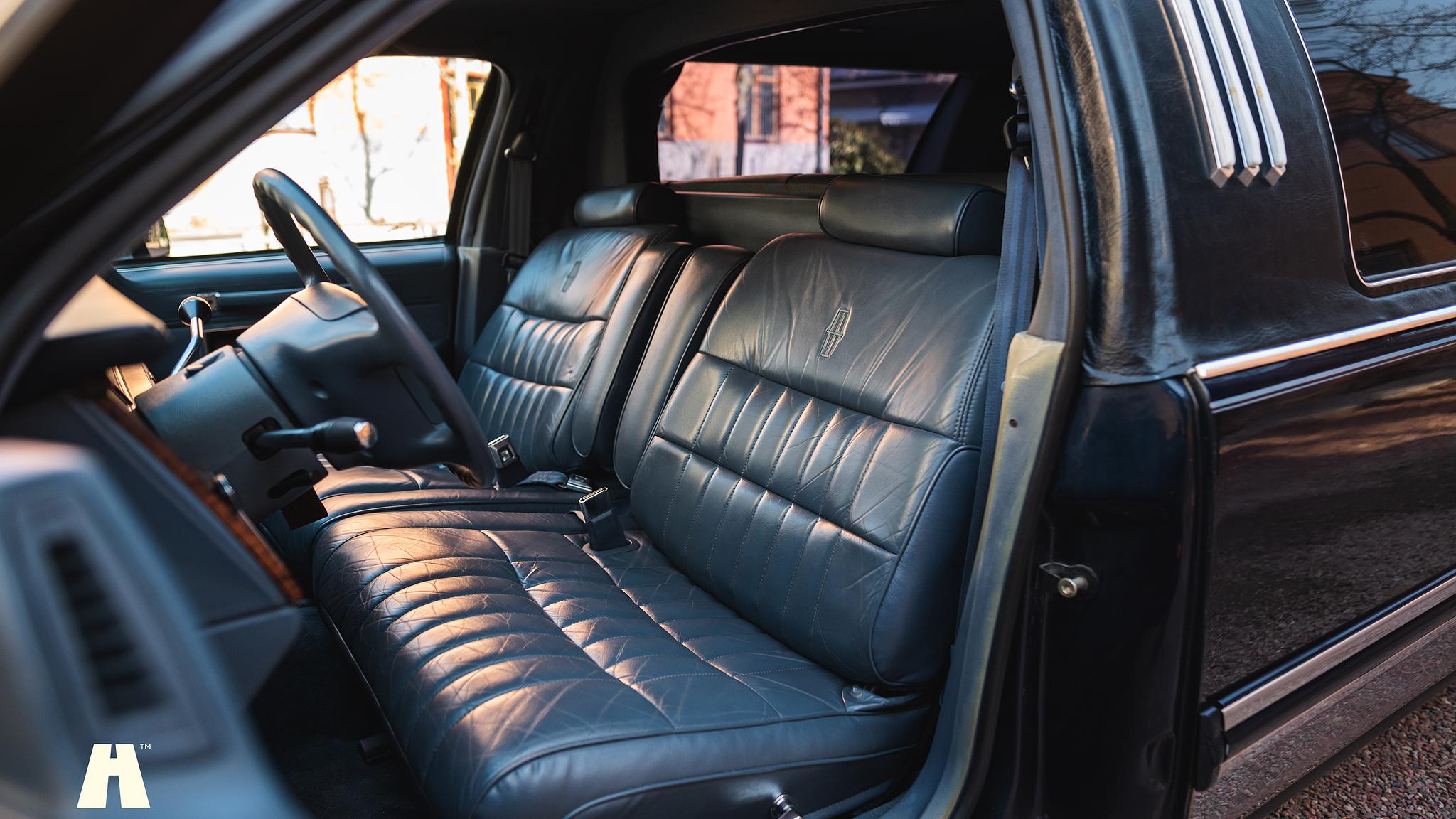 Interiörbild 1992 Lincoln Town Car Limousine 