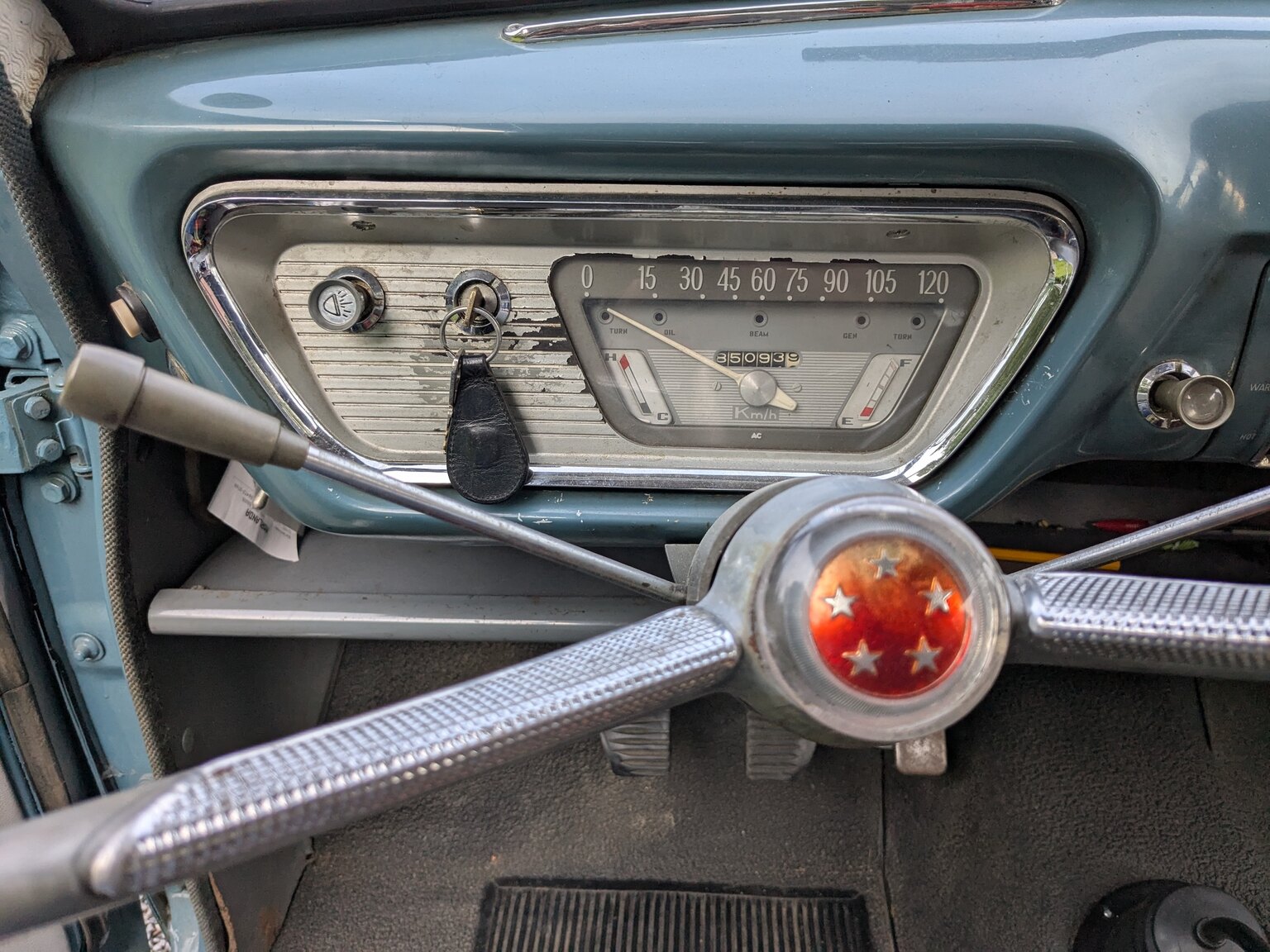 Innenraumfoto von 1961 Ford Anglia Deluxe