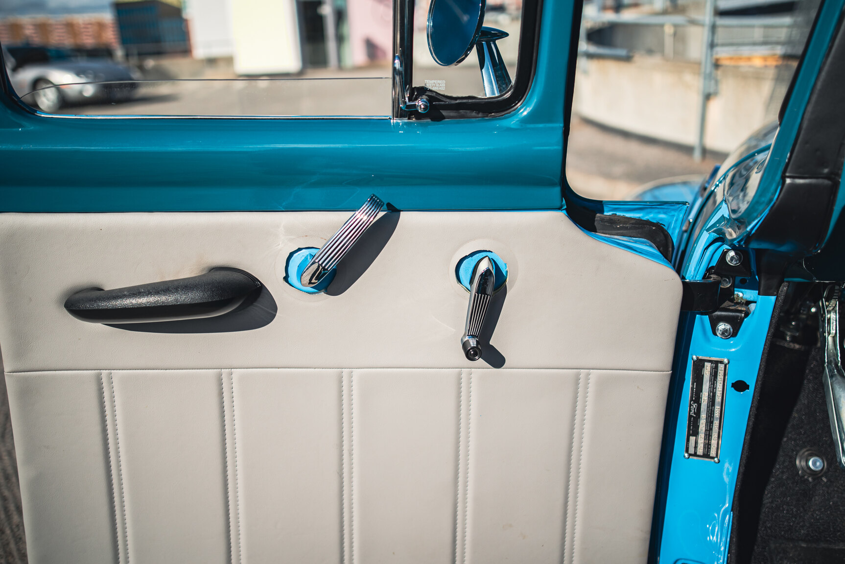 Interiörbild 1956 FORD F100 Electric