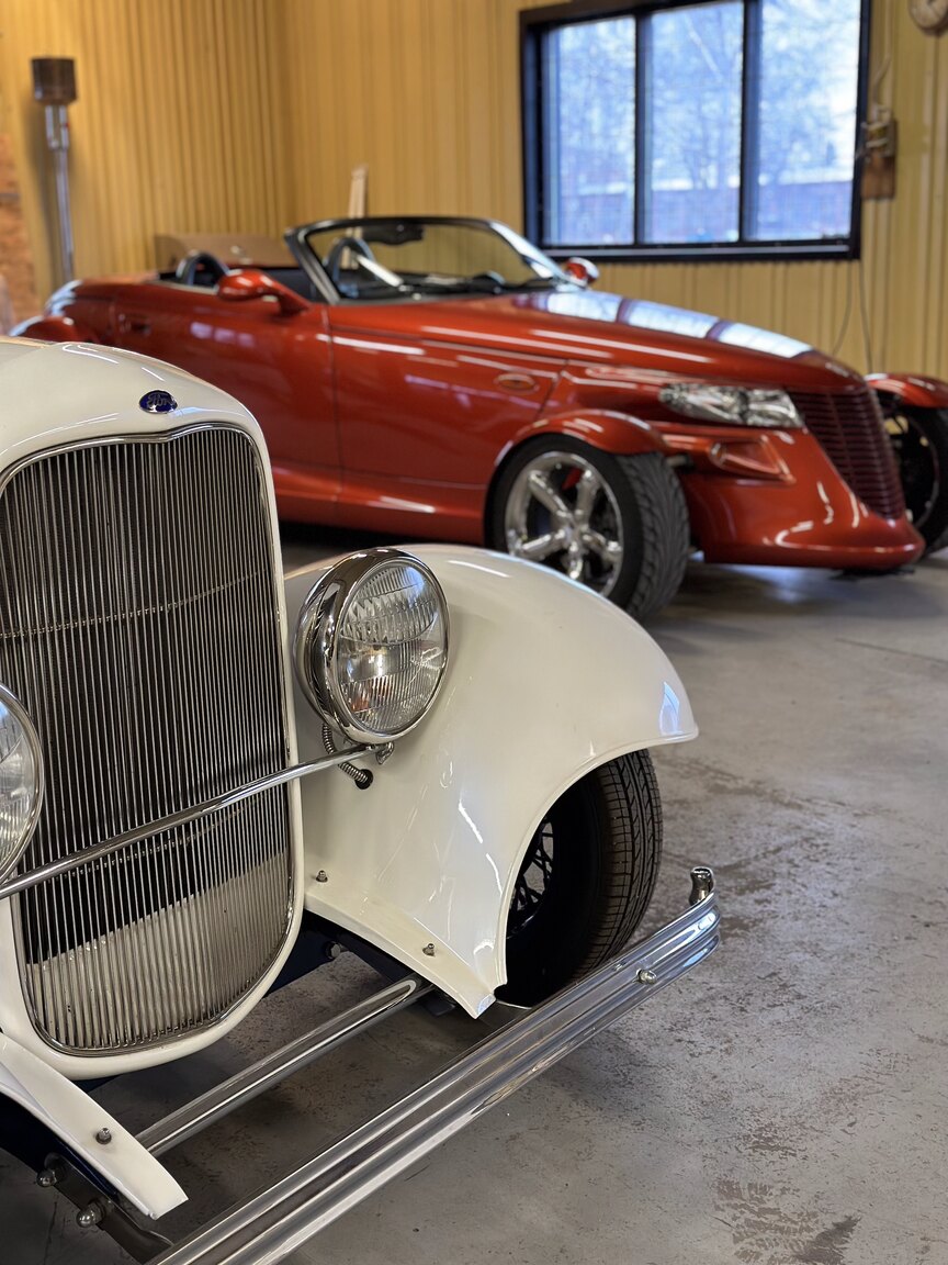 Exteriörbild på 1932 Custom Ford Rod White Ice