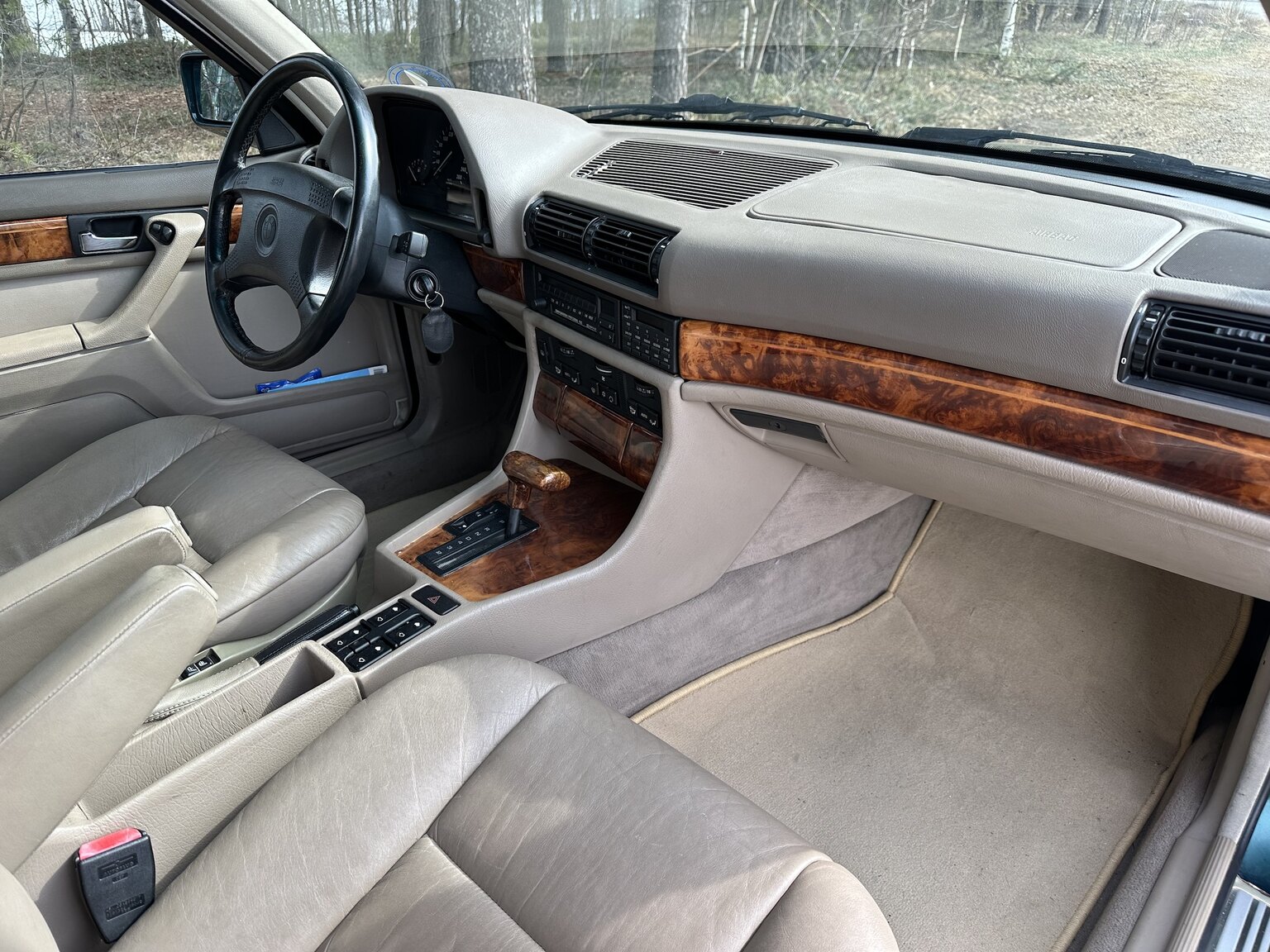 Interiörbild 1992 BMW 740iA