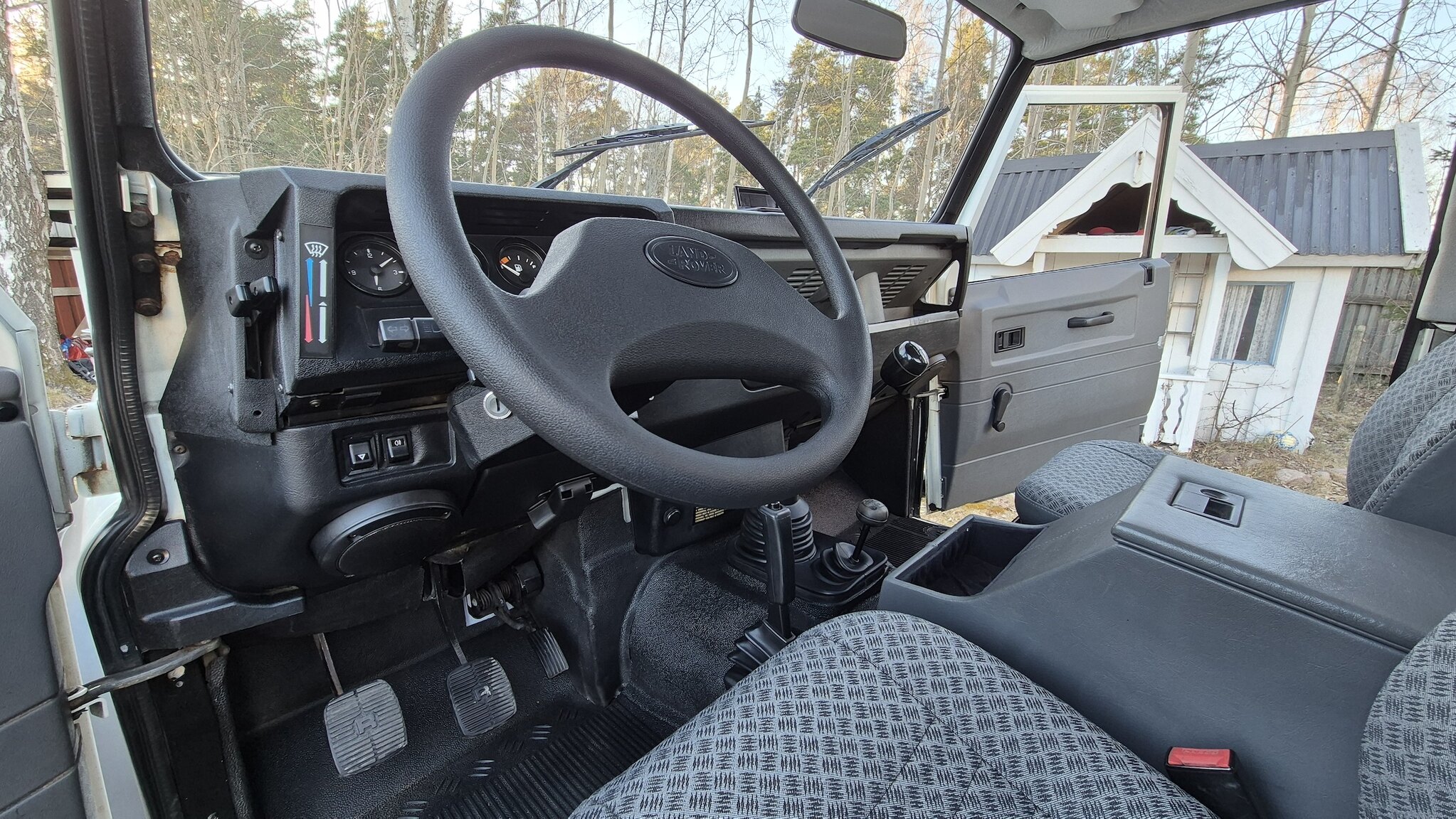 Interiörbild 1999 Land Rover Defender Single Cab Pickup