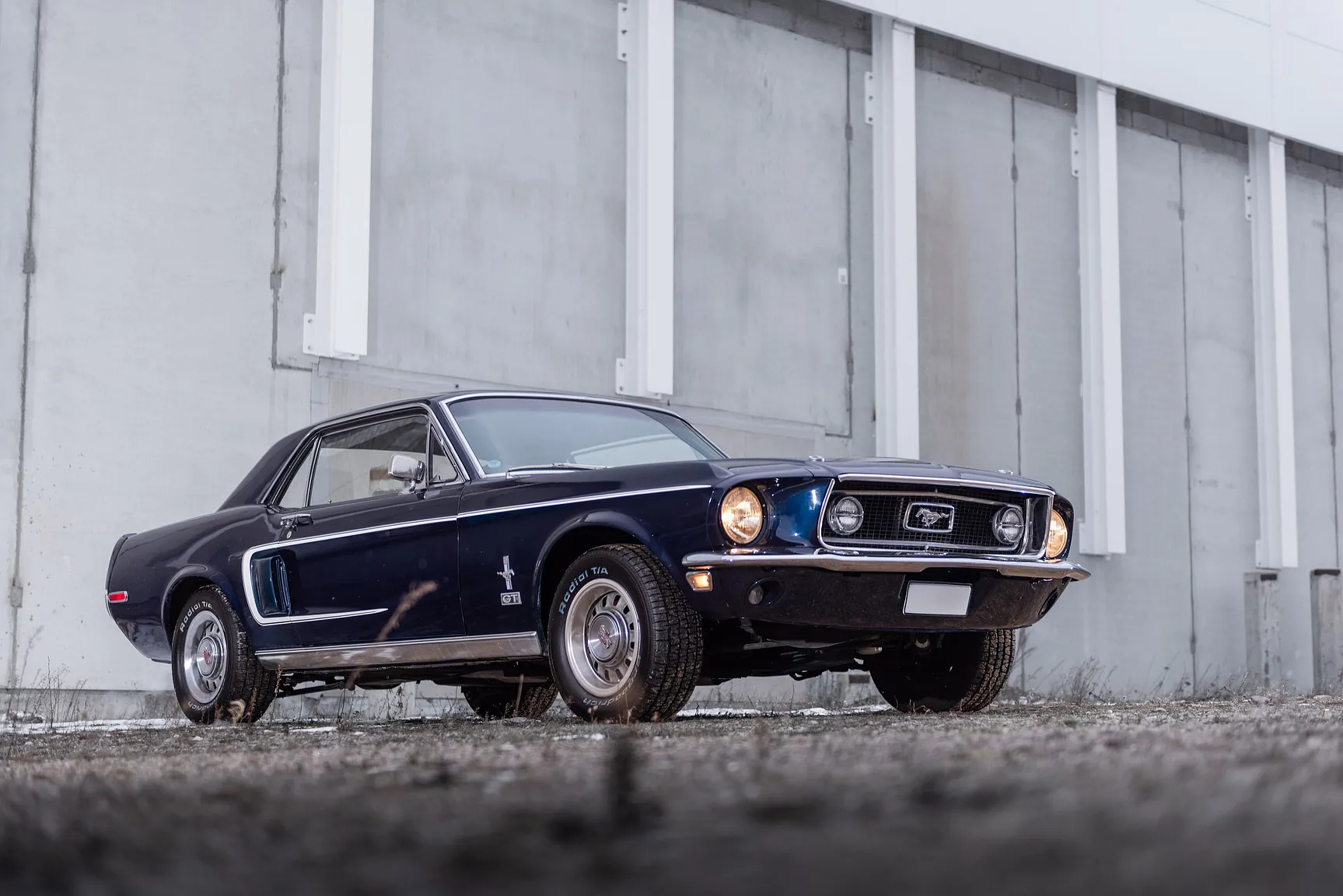 Exteriörbild på 1968 Ford Mustang GTA S-Code (2)