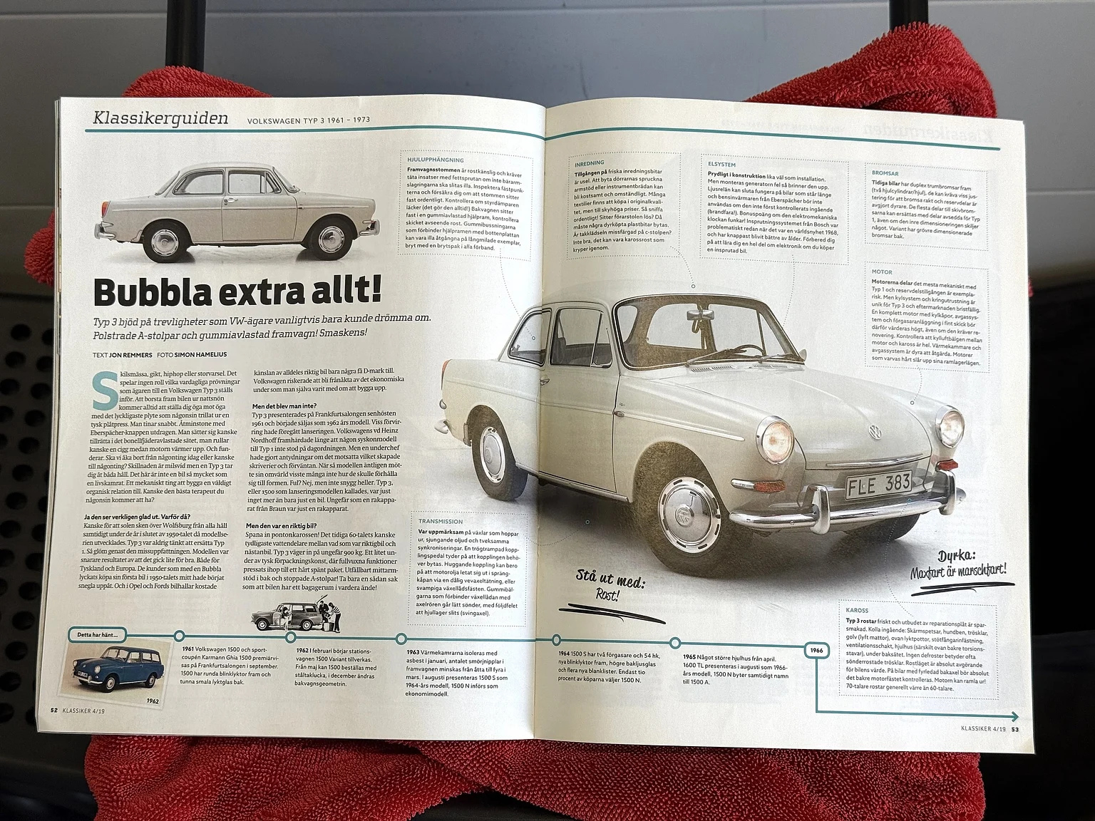 Dokumentation för 1965 Volkswagen 1500 Limousine 311 Notchback (4)