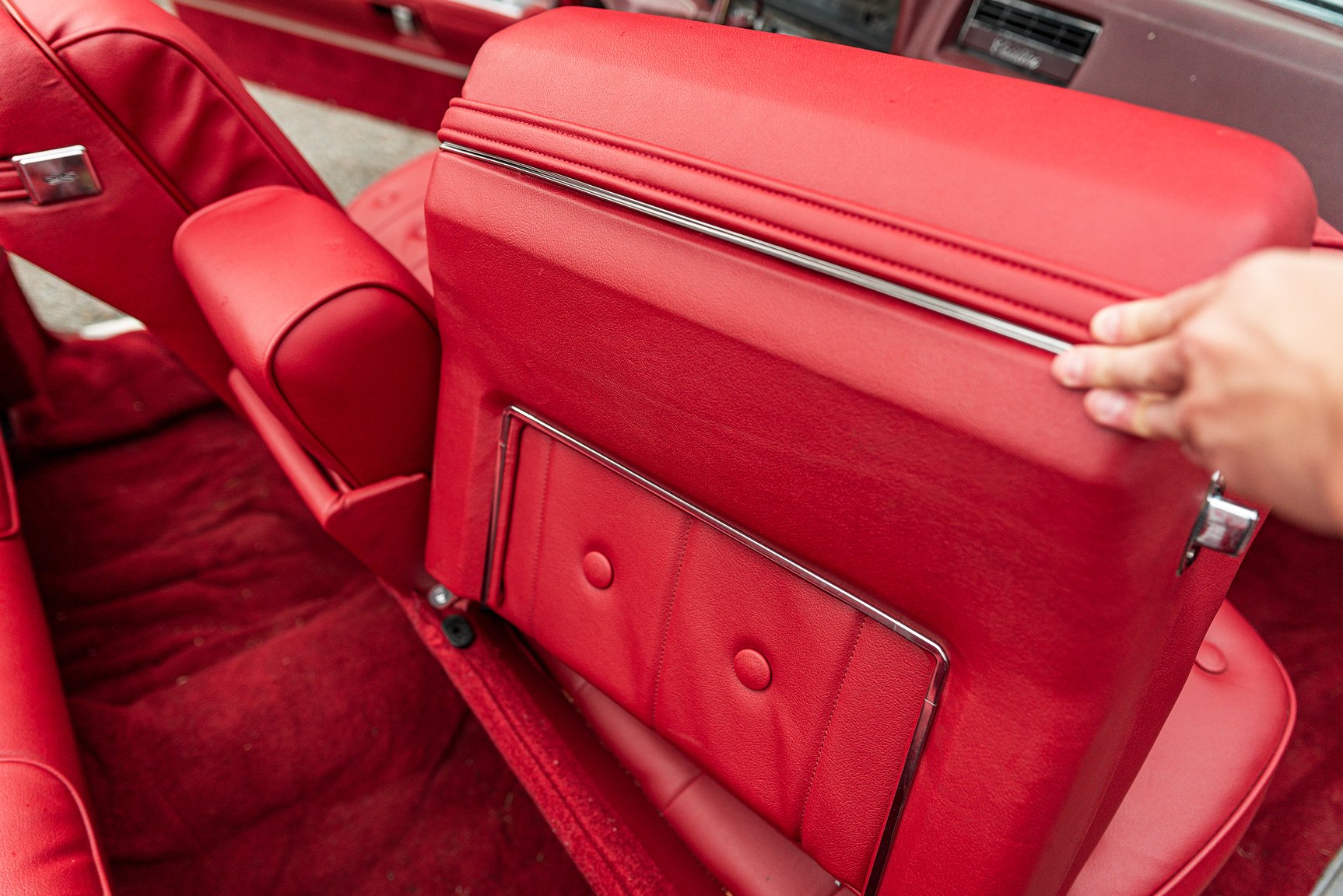 Interiörbild 1968 Cadillac DeVille Convertible