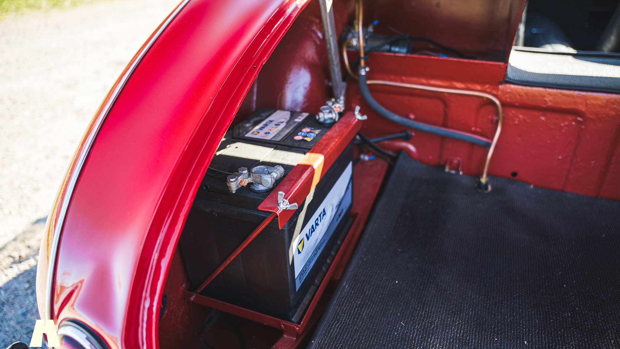 Interiörbild 1954 Austin Healey 100 BN1 (37)