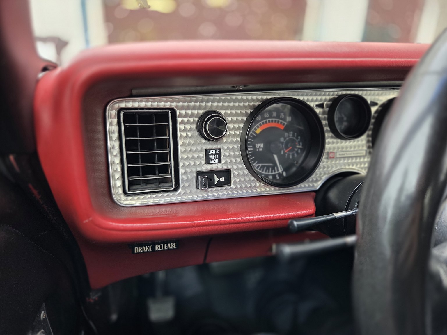 Interiörbild 1976 Pontiac Firebird Trans Am