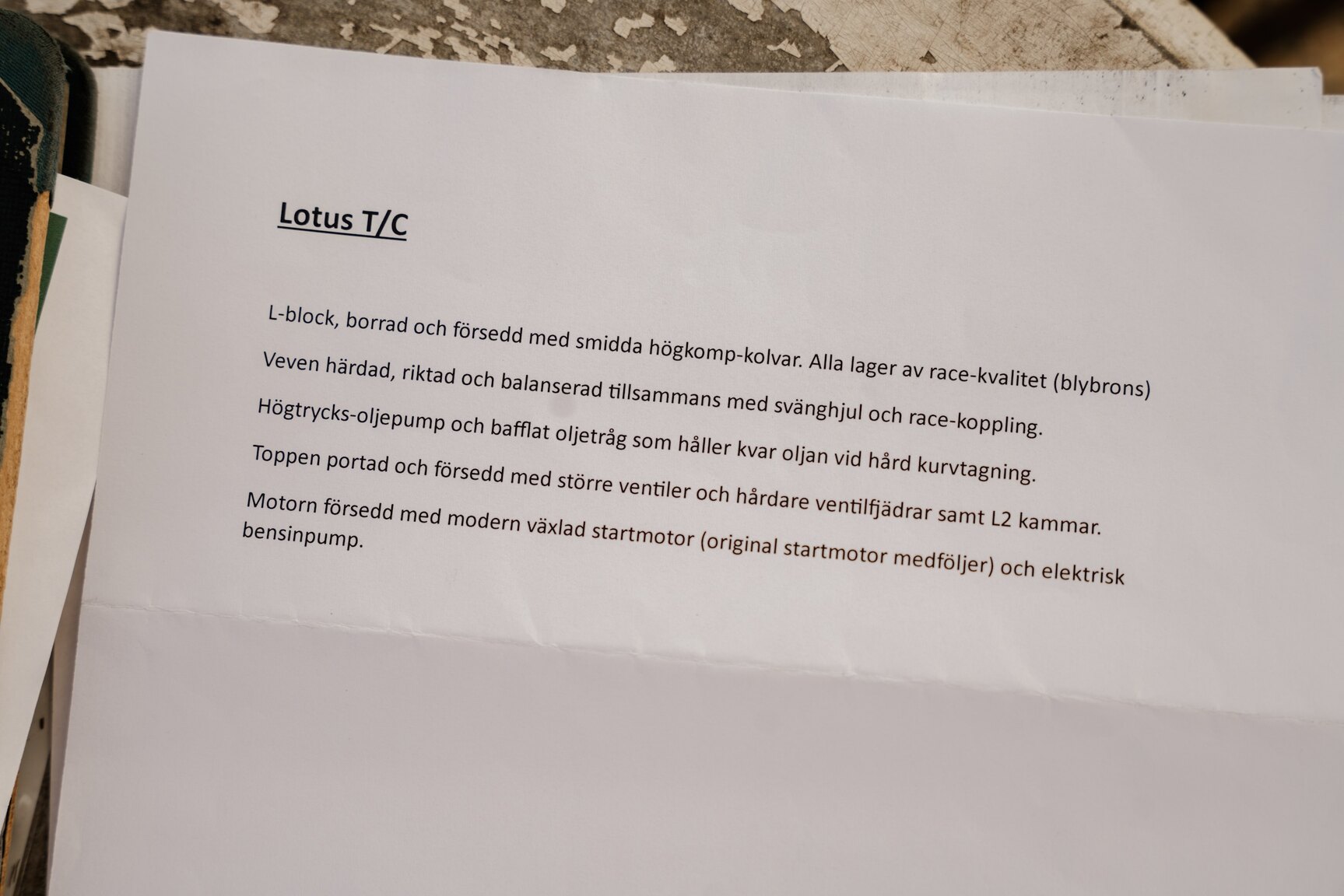 Documentation for 1968 Ford Cortina Lotus (2)