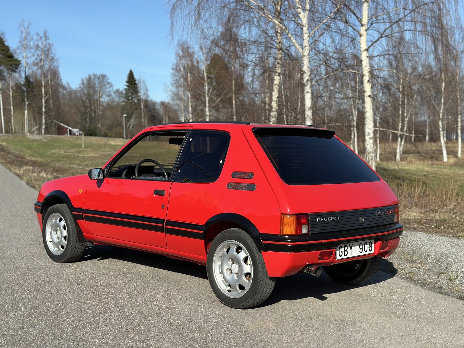 Exterior image of 1989 Peugeot 205 GTI